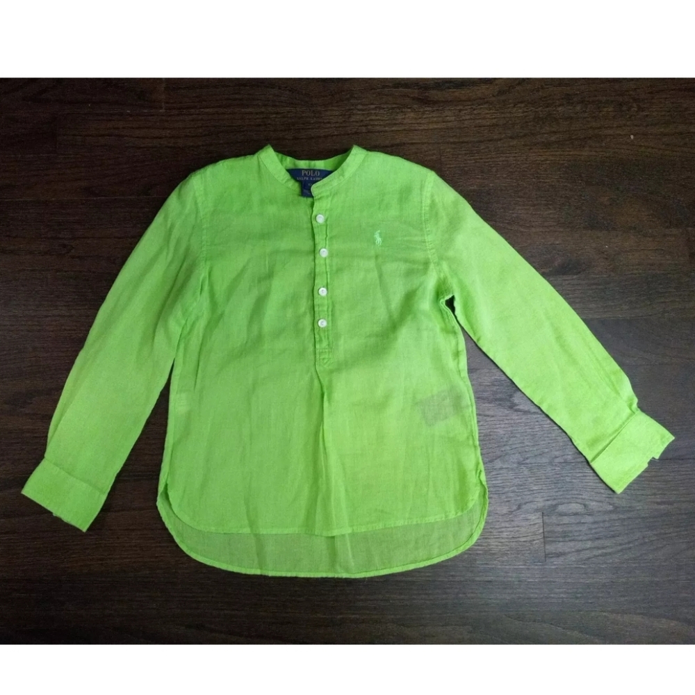 Polo Ralph Lauren Girls 6x Cotton Long Sleeved Shirt